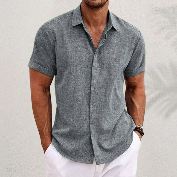 Aleandro | Chemise en lin classique