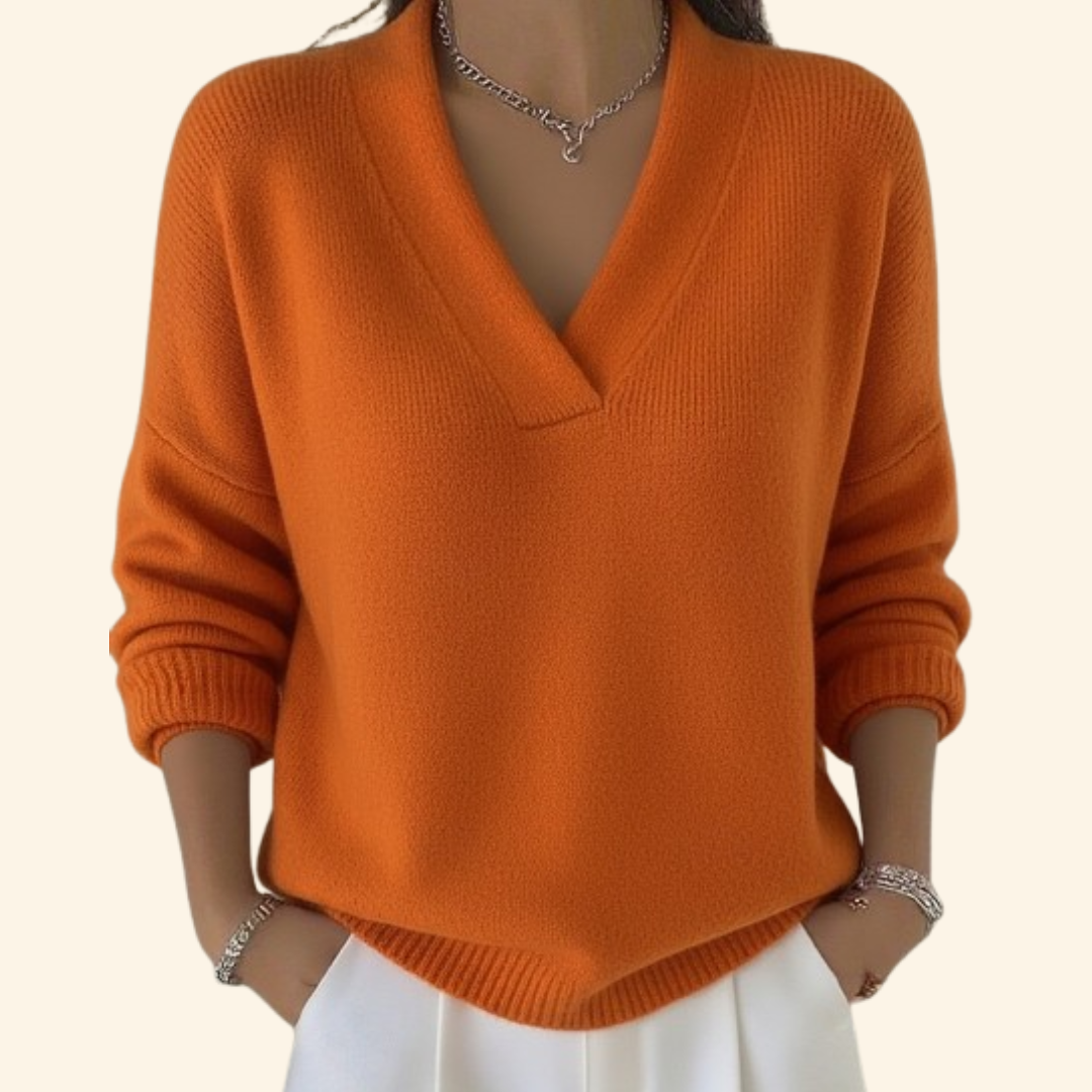 Pauline | Pull col V doux