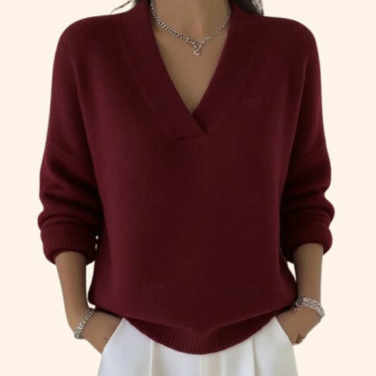 Pauline | Pull col V doux