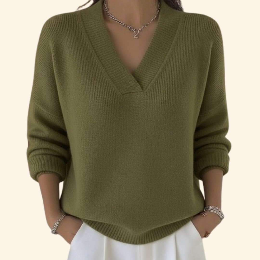 Pauline | Pull col V doux