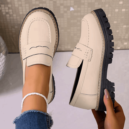 Claire | Mocassins plateforme chics