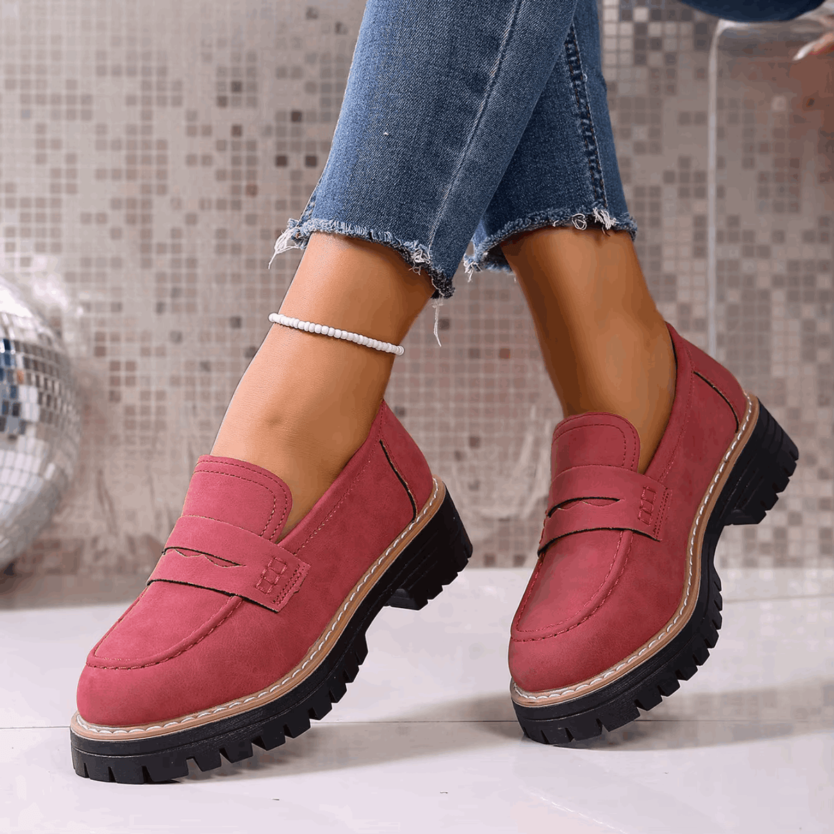 Claire | Mocassins plateforme chics