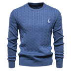 Mathis™|Pull en Tricot avec Broderie Girafe