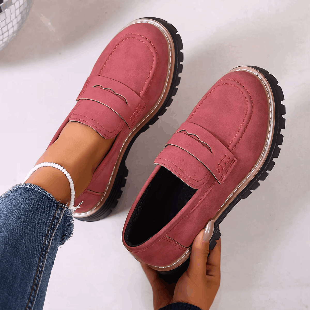 Claire | Mocassins plateforme chics