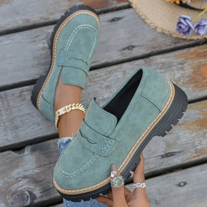 Claire | Mocassins plateforme chics