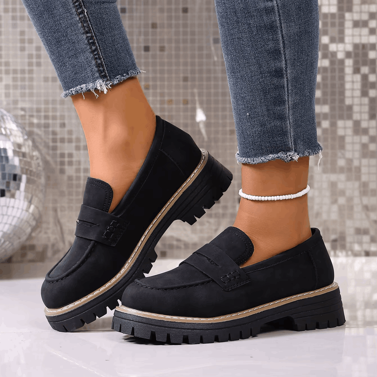 Claire | Mocassins plateforme chics