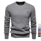 Mathis™|Pull en Tricot avec Broderie Girafe