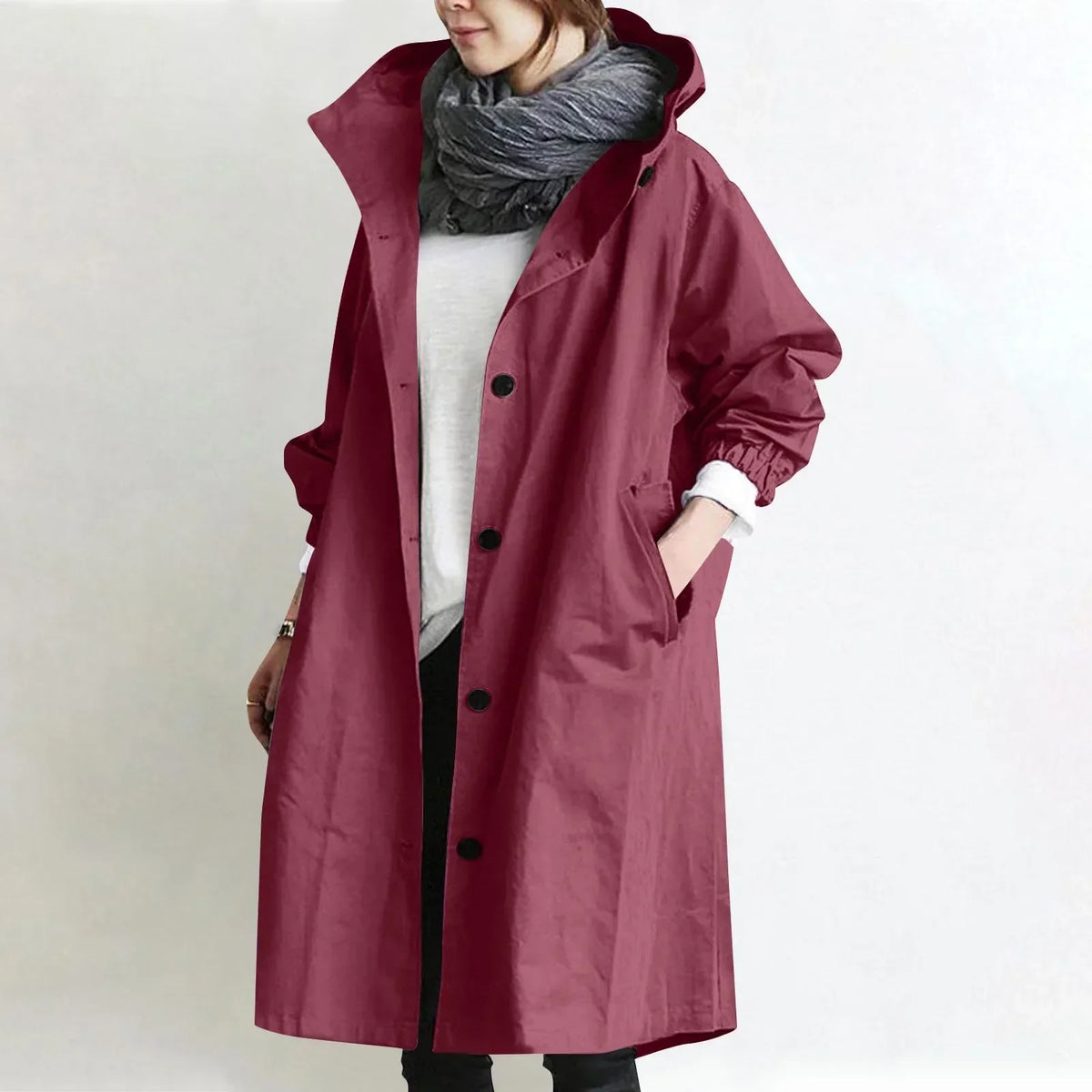 Arabella | Manteau long à capuche