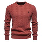 Mathis™|Pull en Tricot avec Broderie Girafe