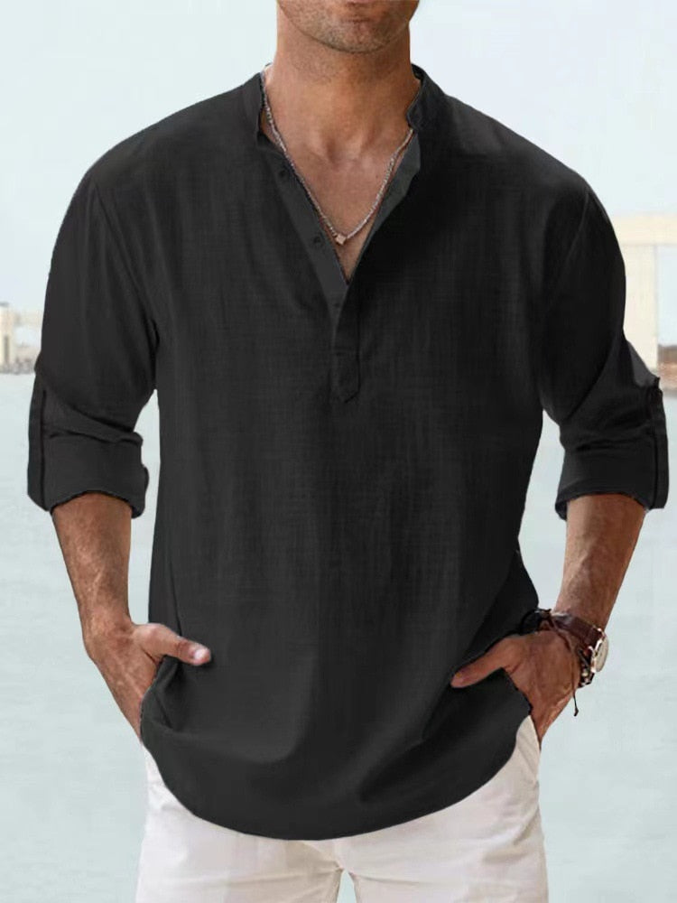 Erik | Chemise en lin respirant