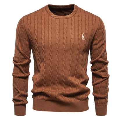 Mathis | Pull avec Broderie Girafe