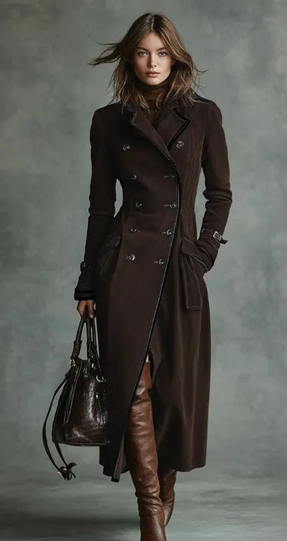 Justine | Manteau long ceinturé