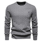 Mathis™|Pull en Tricot avec Broderie Girafe