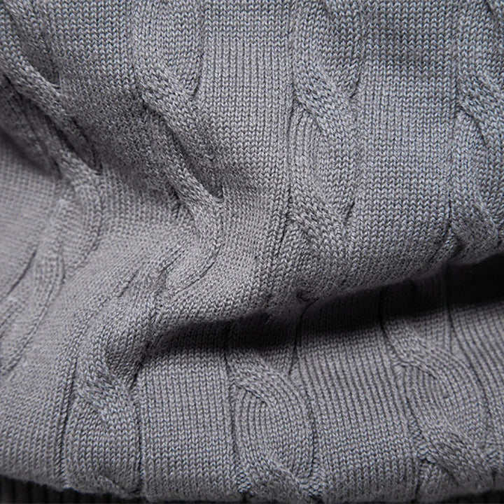 Mathis™|Pull en Tricot avec Broderie Girafe