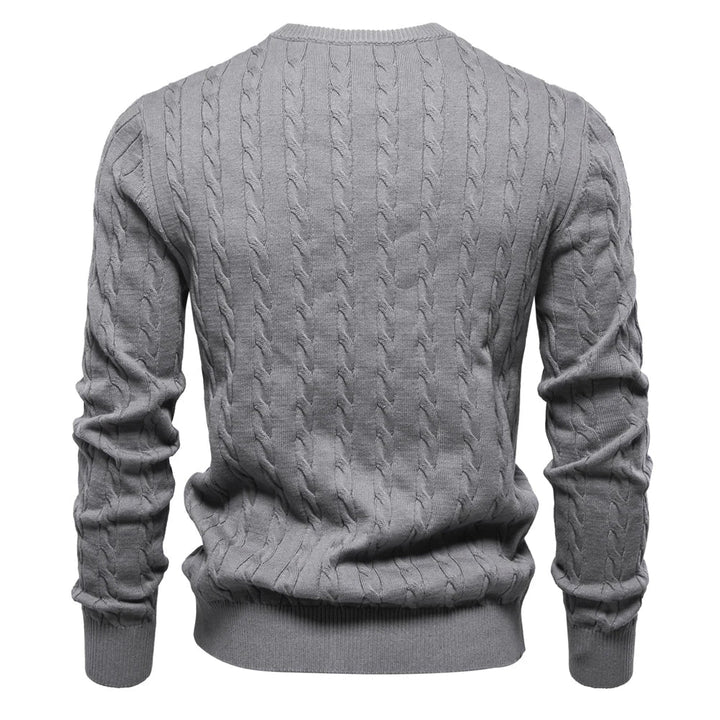 Mathis™|Pull en Tricot avec Broderie Girafe