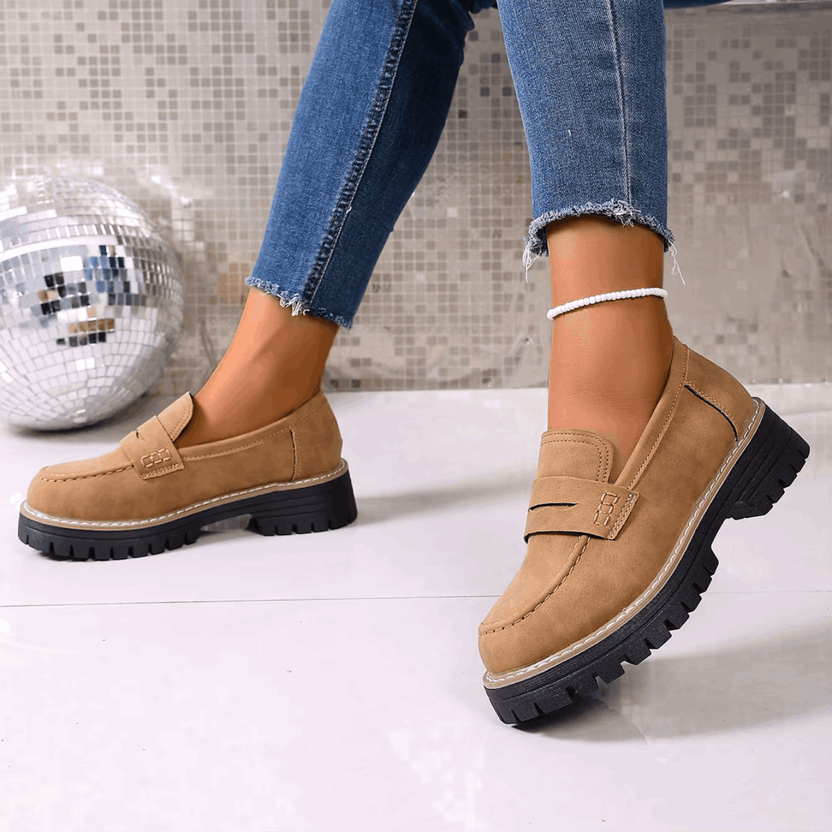 Claire | Mocassins plateforme chics