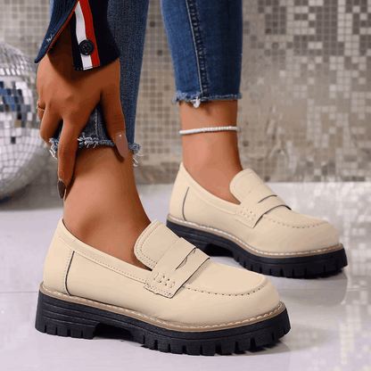 Claire | Mocassins plateforme chics