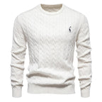 Mathis™|Pull en Tricot avec Broderie Girafe