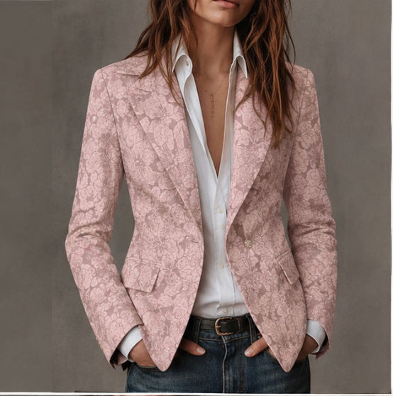 Jacqueline | Blazer jacquard structuré