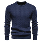 Mathis™|Pull en Tricot avec Broderie Girafe