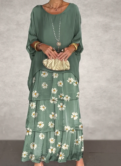 Marthe | Robe fluide à volants