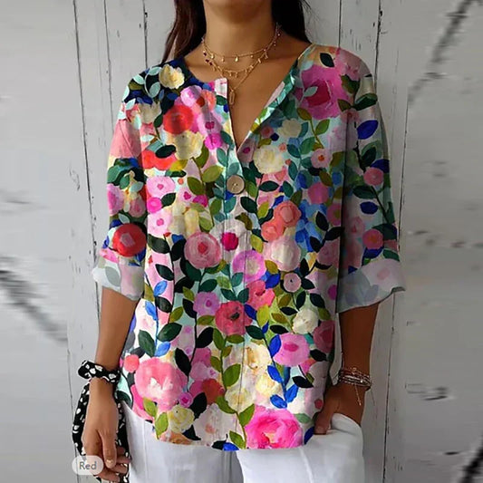 Roseline | Blouse fleurie fluide