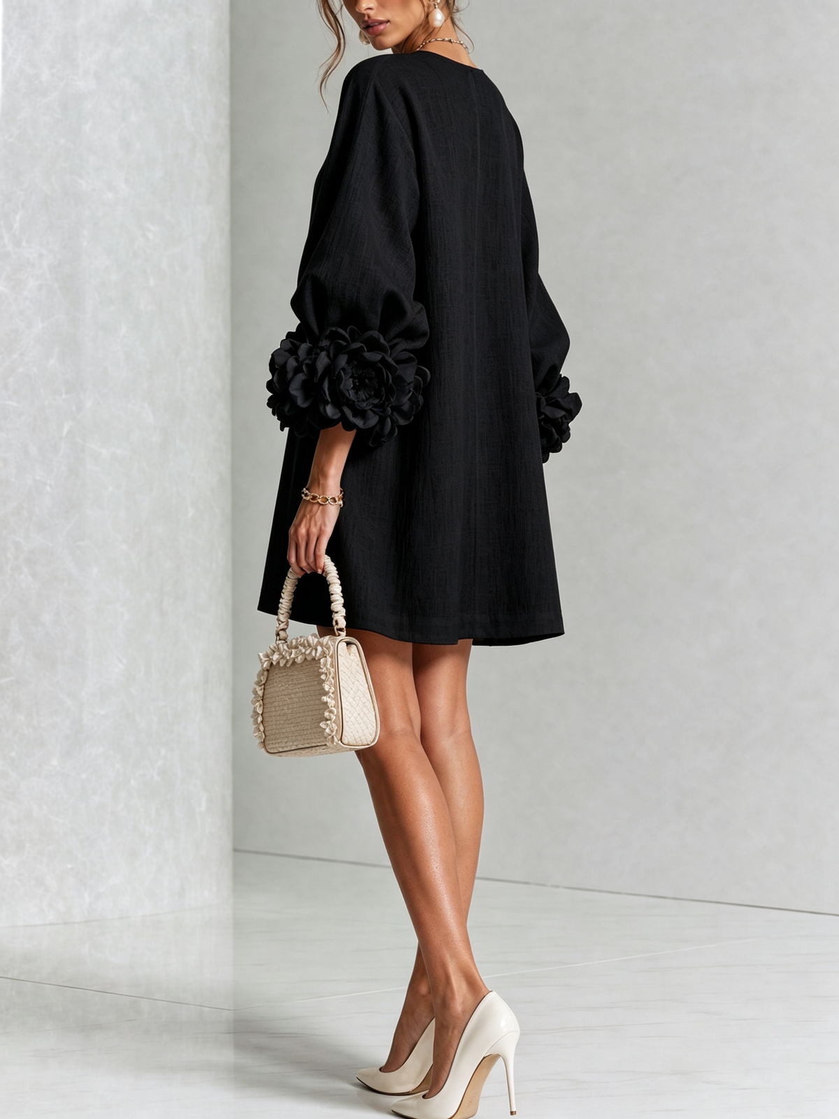 Mathilde | Robe fleurie boutonnée