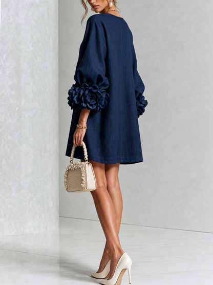 Mathilde | Robe fleurie boutonnée