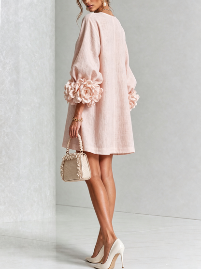 Mathilde | Robe fleurie boutonnée
