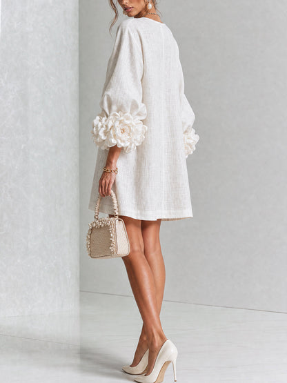 Mathilde | Robe fleurie boutonnée