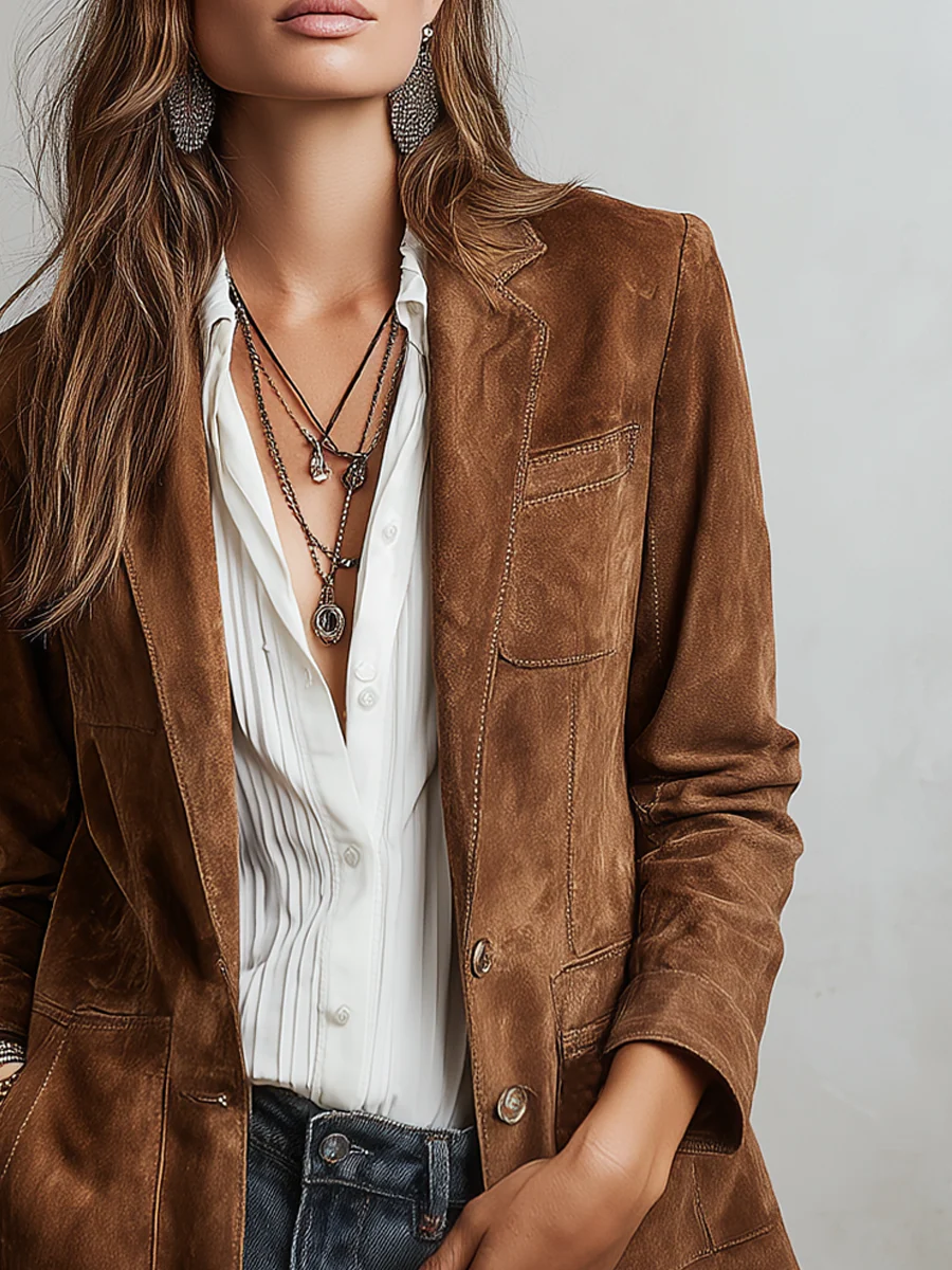 Aline | Blazer vintage structuré