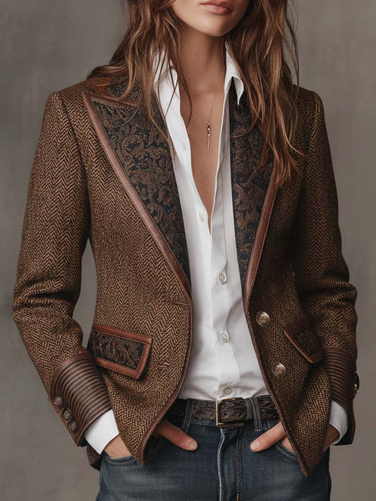 Héloïse | Blazer structuré contrasté