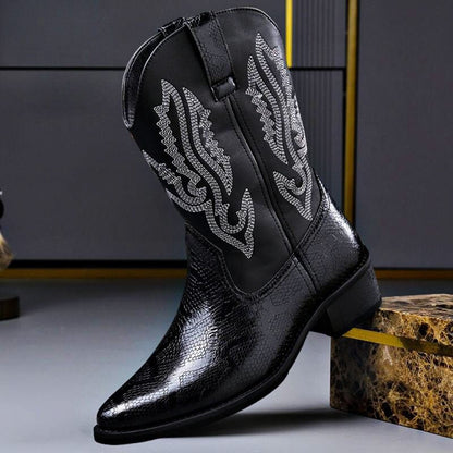 Belleville | Bottes vintage grainées