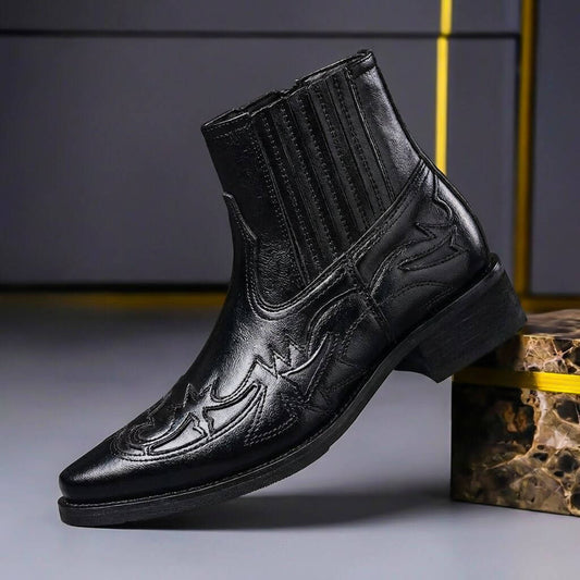 Odéon | Bottines western surpiquées