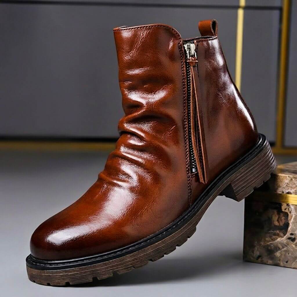 Bastille | Bottes vintage cirées