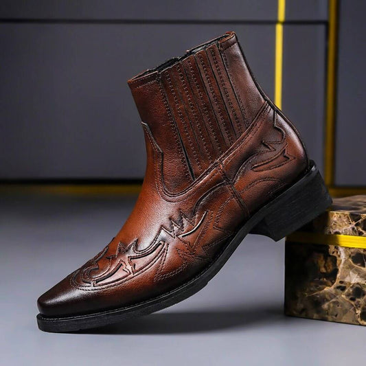 Odéon | Bottines western surpiquées