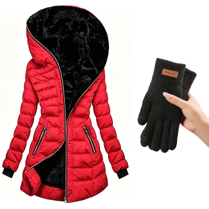 Gabrielle | Manteau hiver capuche isolé