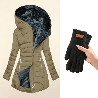 Gabrielle | Manteau hiver capuche isolé