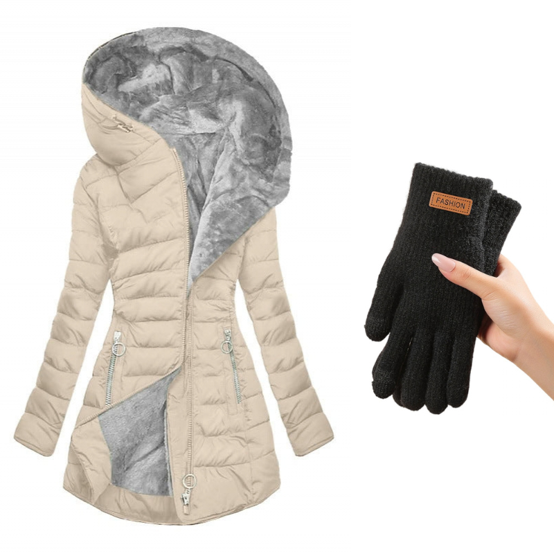 Gabrielle | Manteau hiver capuche isolé