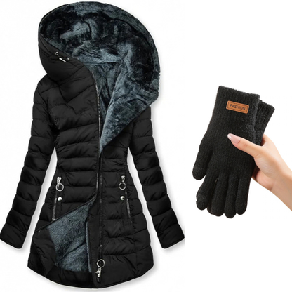 Gabrielle | Manteau hiver capuche isolé