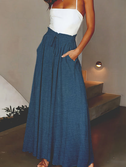 Laure | Pantalon fluide à cordon