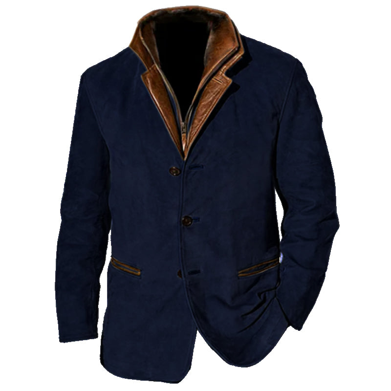 Augustin | Veste suédine col doublé