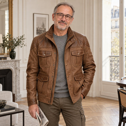 Courcelles Marron Tabac