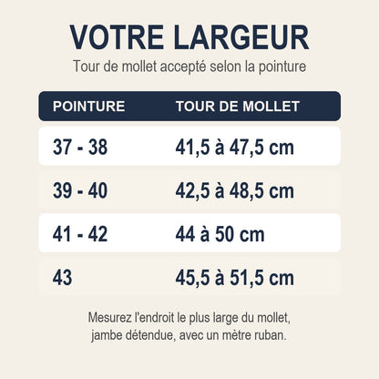 Eugénie | Bottes tige élargie