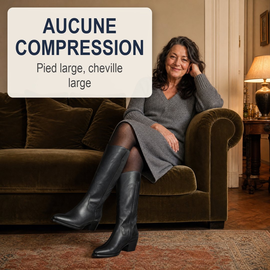 Eugénie | Bottes tige élargie