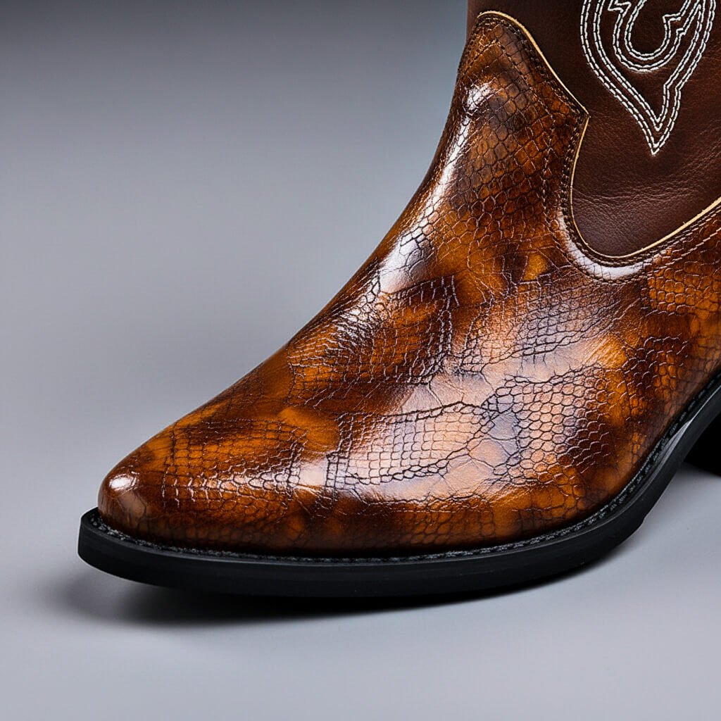 Belleville | Bottes vintage grainées