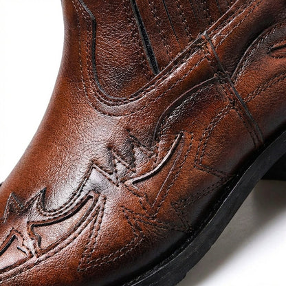 Odéon | Bottines western surpiquées