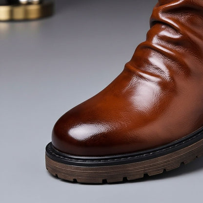 Bastille | Bottes vintage cirées