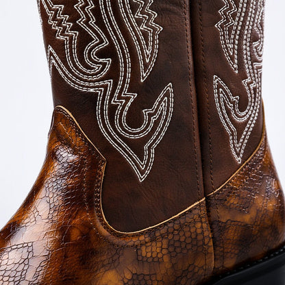 Belleville | Bottes vintage grainées