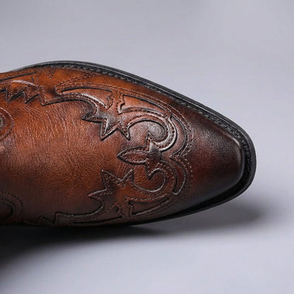Odéon | Bottines western surpiquées